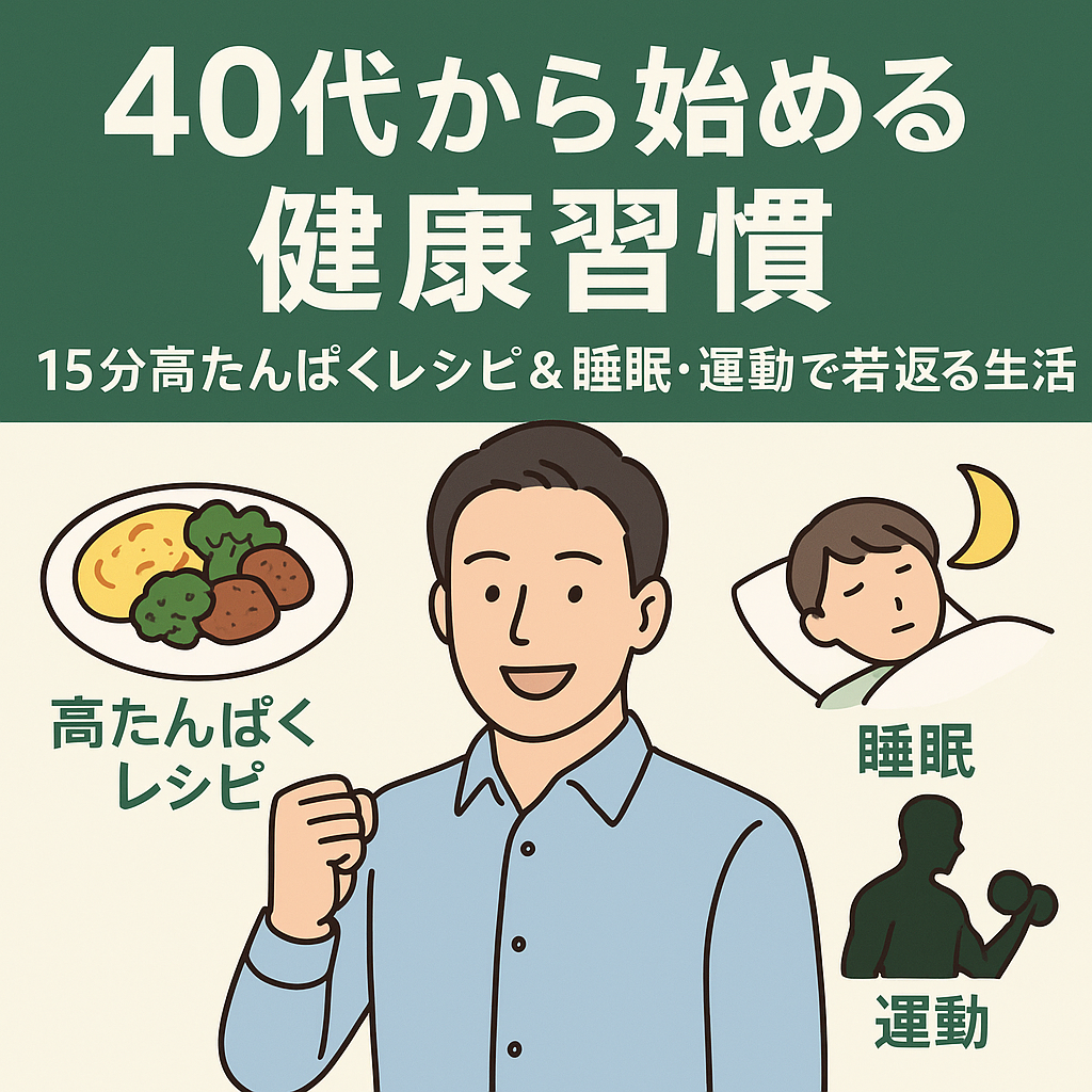 健康的な生活をする男性